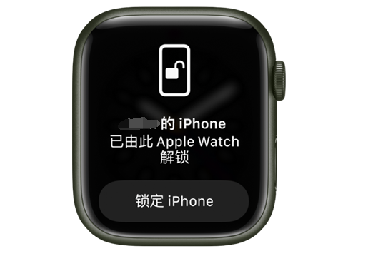 邦溪镇苹果手机维修分享用 AppleWatch 解锁配备面容 ID 的 iPhone方法 