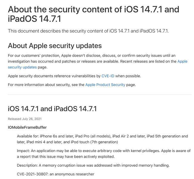 邦溪镇苹果手机维修分享iOS 14.7.1 正式版更新内容及升级方法 