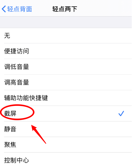 邦溪镇苹果手机维修分享iPhone12如何启用双击截屏 